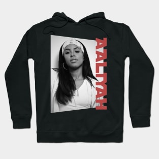 aaliyah classic portrait Hoodie